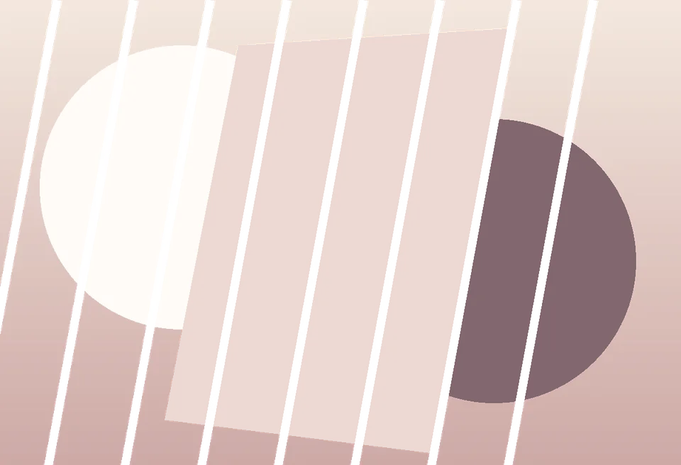 Abstract editorial wellness composition