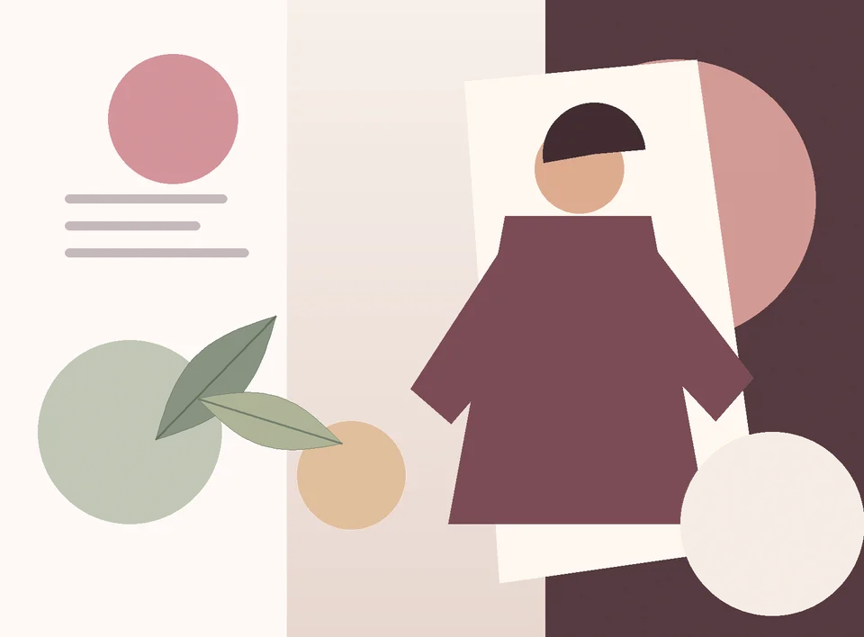 Premium editorial illustration about comparing wellness products
